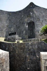 首里城　龍樋　横の石碑